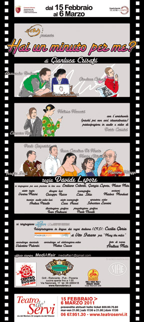 "Hai un minuto per me?" al Teatro de' Servi dal 15 febbraio 2011