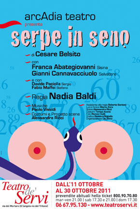 "Serpe in seno" al Teatro de' Servi dall'11 ottobre 2011